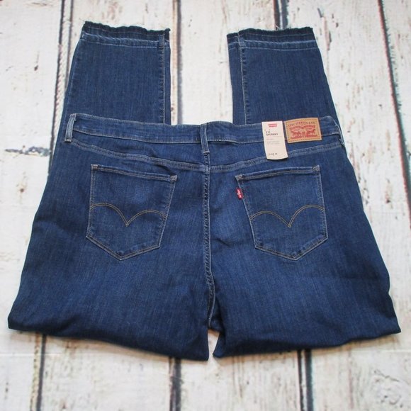 Levi's 711 Skinny Crop Destroyed Jeans - Picture 4 of 9